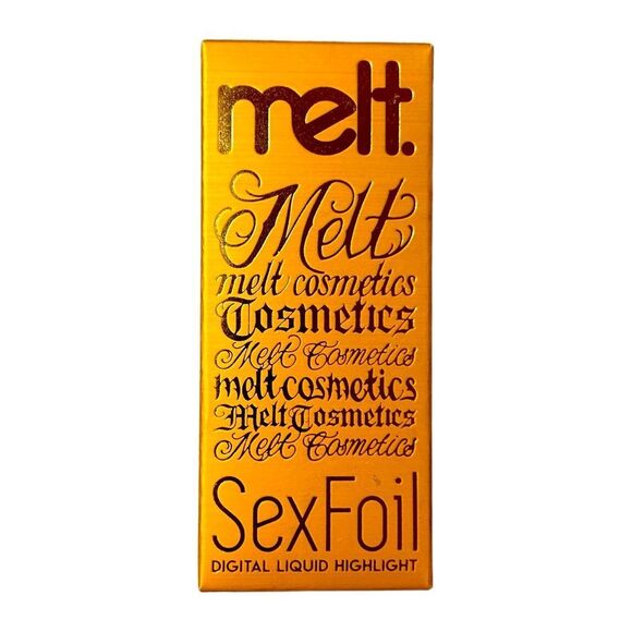 Melt Cosmetics Peaches & Cream SexFoil Liquid Highlighter Face + Body Makeup NWT - Picture 1 of 9